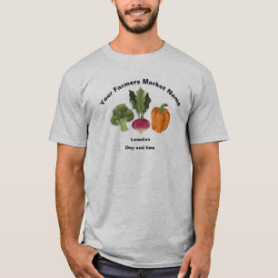 Personalised Farmers Market t shirt