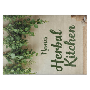 Personalised Farmhouse Herb Cutting Board