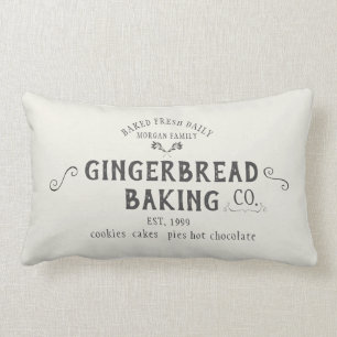 Personalised Farmhouse Holiday Throw Pillow