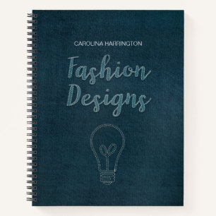 Personalised Fashion Designs Notebook