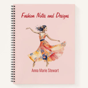 Personalised Fashion Sketch Book