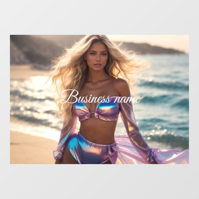 Personalised fashion Window Cling (Sheet)