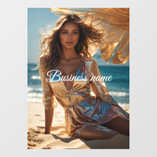Personalised fashion Window Cling