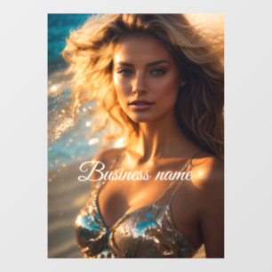 Personalised fashion Window Cling