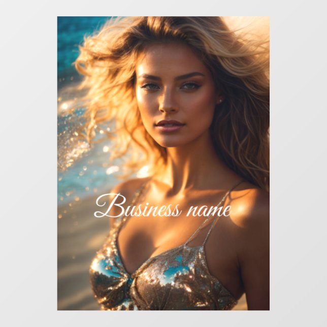 Personalised fashion Window Cling (Sheet)