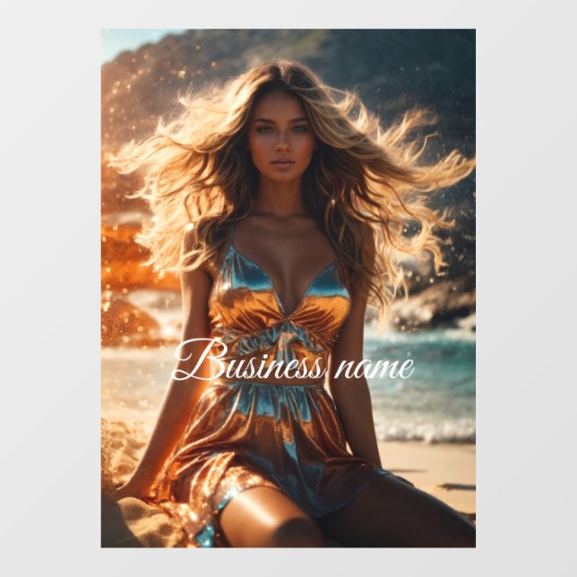 Personalised fashion Window Cling (Sheet)