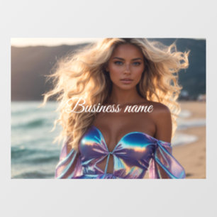 Personalised fashion Window Cling