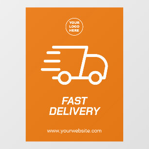 Personalised Fast Delivery Custom Window Cling