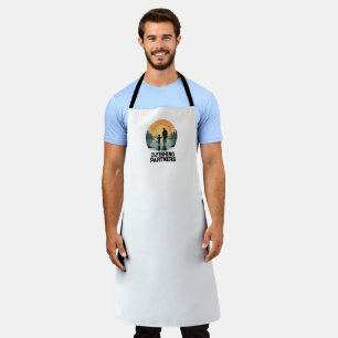 Personalised Father and Son Fishing Gift Apron