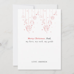 Personalised Father Christmas Card 