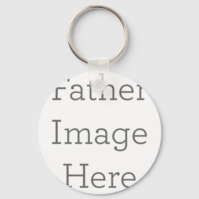 Metal Circle Keychain, 5.08 cm (Front)