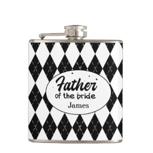 Personalised Father of the Bride Flask