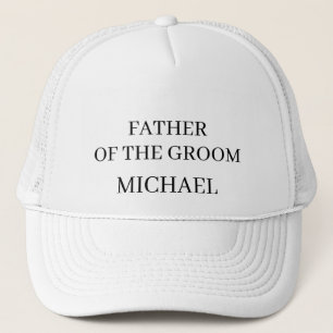 Personalised FATHER OF THE GROOM Cap