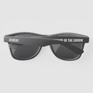 Personalised Father of the Groom Wedding Sunglasses