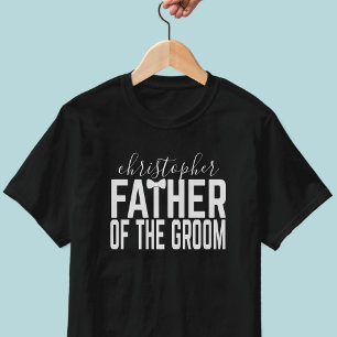 Personalised Father of the Groom Wedding T-Shirt