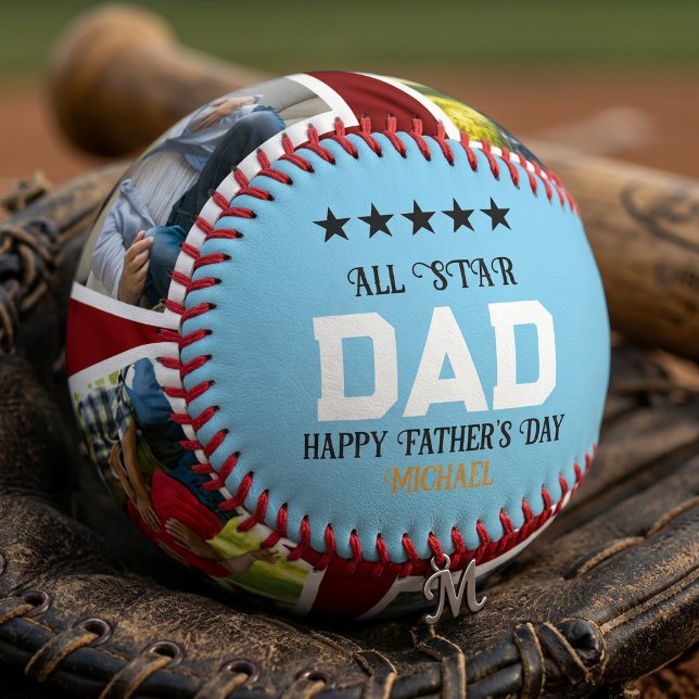 Personalised Father’s Day Baseball Photo Gift (Creator Uploaded)