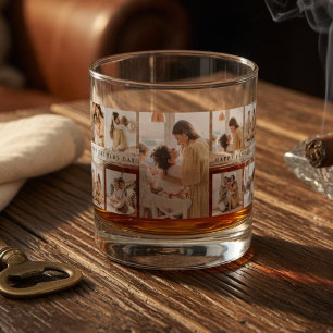 Personalised Father’s Day Custom Dad Gift Whiskey Glass