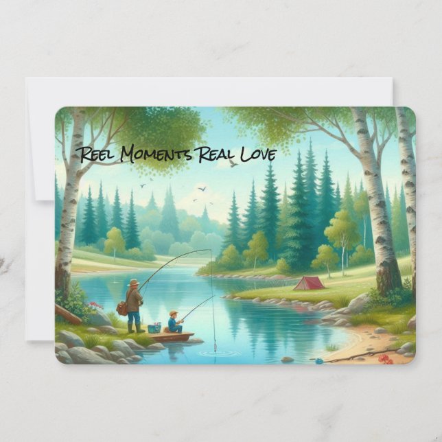 Personalised Father’s Day Fishing Card  (Front)