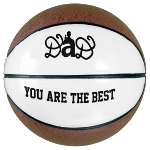Personalised Father’s Day Minimalist Dad Child Basketball