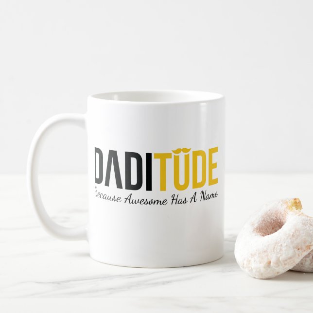 Personalised Father’s Day Mug - Best Dad Ever Coff (With Donut)