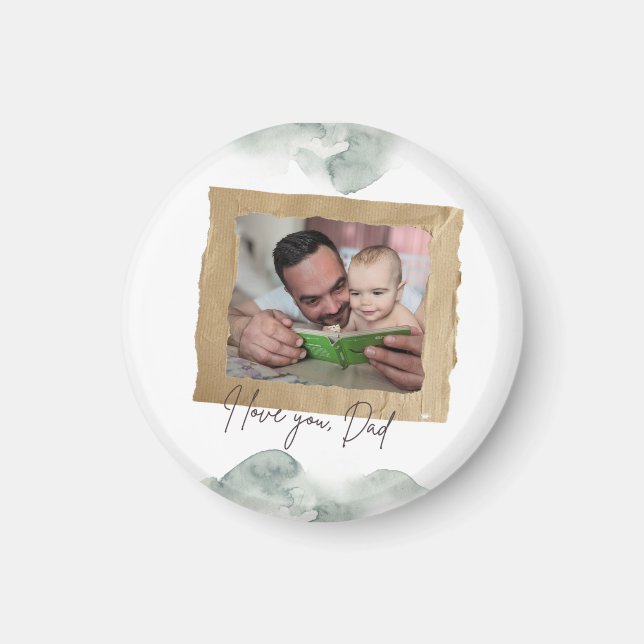 Personalised Father’s Day Photo Magnet (Front)
