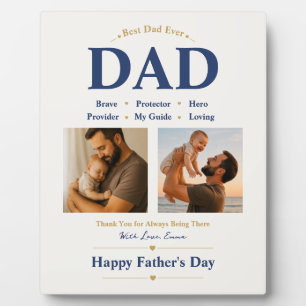 Personalised Father’s Day Photo Plaque