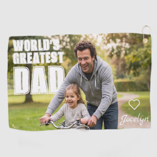 Personalised Father’s Day PhotoPop Golf Towel