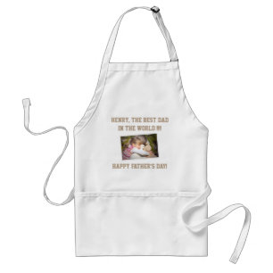 Personalised Fathers Day Aprons ADD YOUR PHOTO