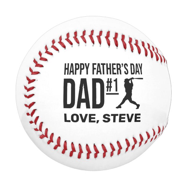 Personalised Father's Day Baseball Gift (Front Left)