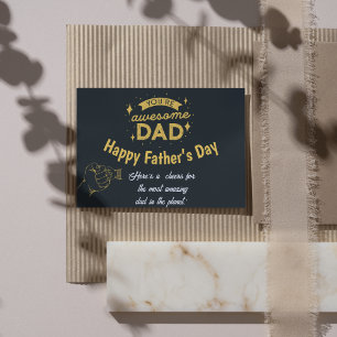 Personalised Father's Day Celebration Postcard