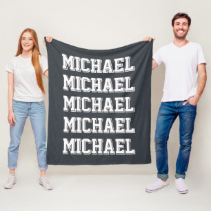 Personalised Father's Day Fleece Blanket