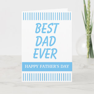 Personalised Father's Day Folded Greeting Card