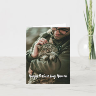 Personalised Fathers Day from the Cat Card