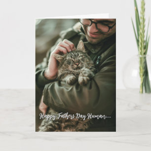 Personalised Fathers Day From the Cat Card