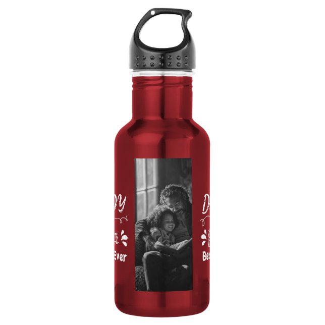  Personalised Father's Day Gift Daddy 532 Ml Water Bottle (Front)