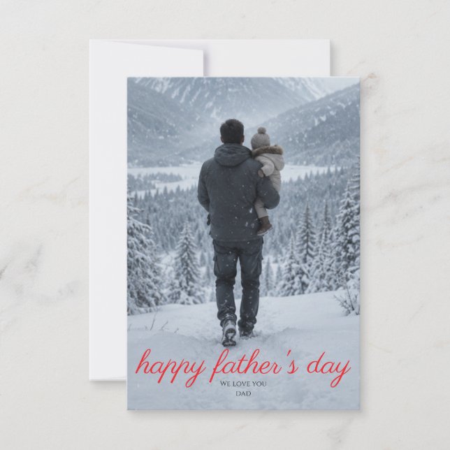 Personalised Father's Day Greeting Card (Front)