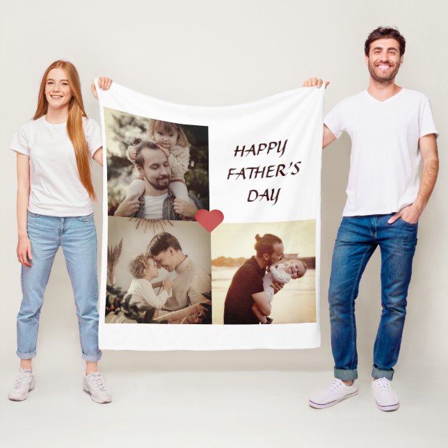 Personalised  Father's Day Photo Blanket  (In Situ)