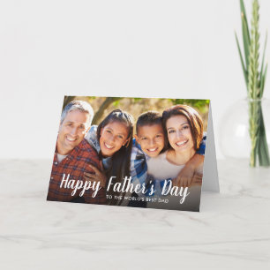 Personalised Father's Day Photo Card for Dad