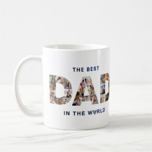 Personalised Father's Day photo Collage Mug