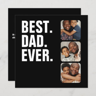 Personalised Fathers Day Photo Gift Best Dad Ever