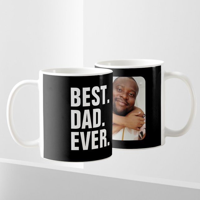 Personalised Fathers Day Photo Gift Best Dad Ever Coffee Mug (Creator Uploaded)