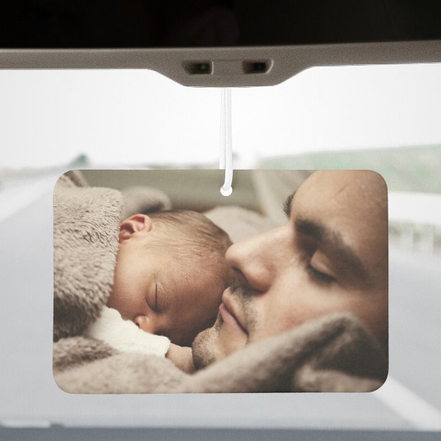 Personalised Father's Day Photo Keepsake Gift Car Air Freshener (Creator Uploaded)