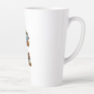Personalised Father's Day Photo Shirt Latte Mug