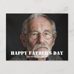Personalised Father's Day Postcard – Custom Photo