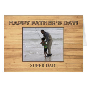 Personalised Father's Day Super Dad Photo
