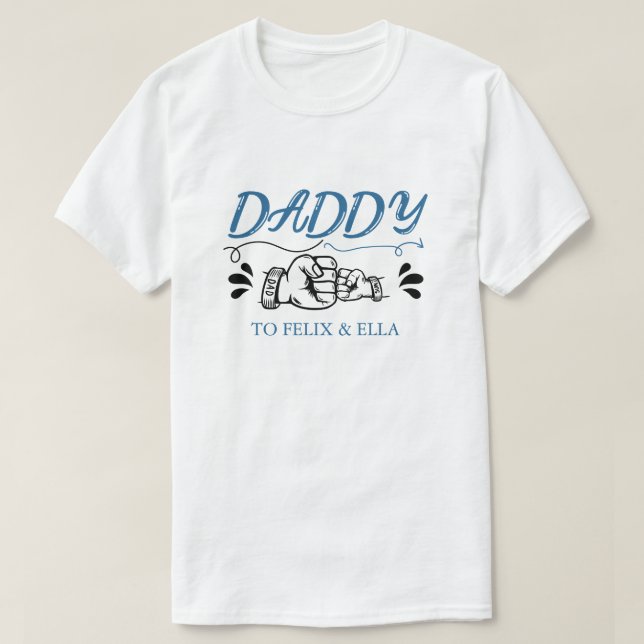 Personalised Father's Day T-Shirt  (Design Front)