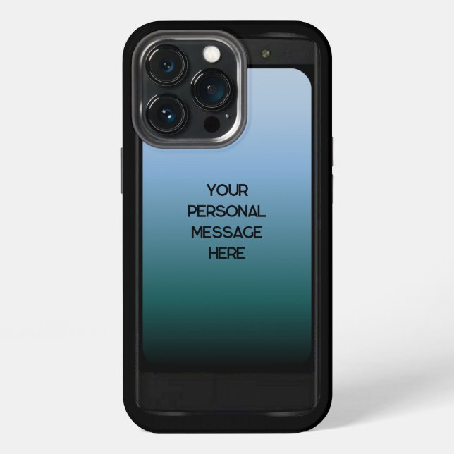 Personalised Faux Cellphone Screen iPhone Case (Back)