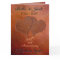Personalised Faux Leather 3rd Wedding Anniversary