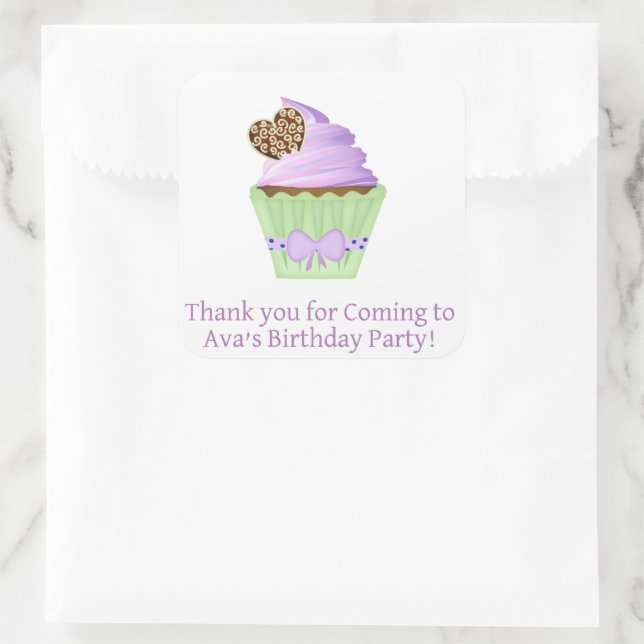 Personalised favour stickers kids party (Bag)