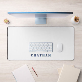 Personalised Favourite Coastal Town Name Desk Mat